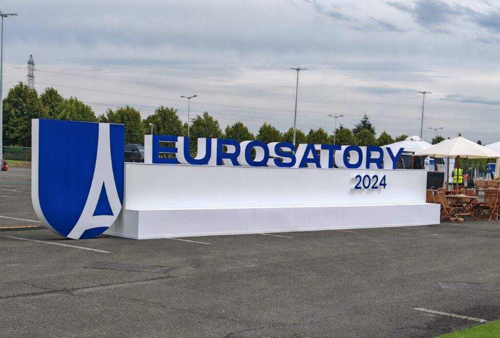 Logo 3D du salon EUROSATORY